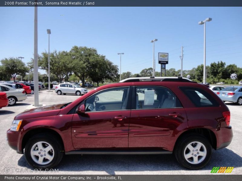 Sonoma Red Metallic / Sand 2008 Pontiac Torrent
