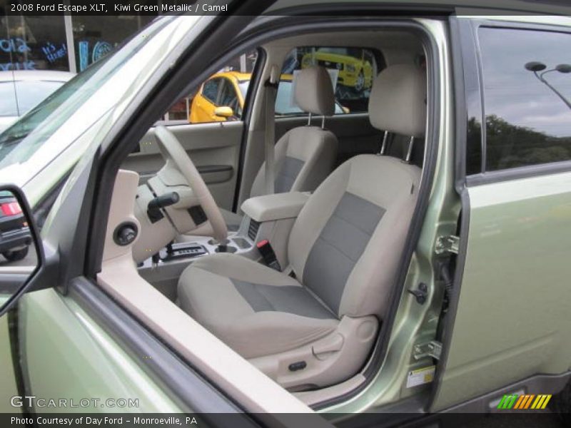 Kiwi Green Metallic / Camel 2008 Ford Escape XLT