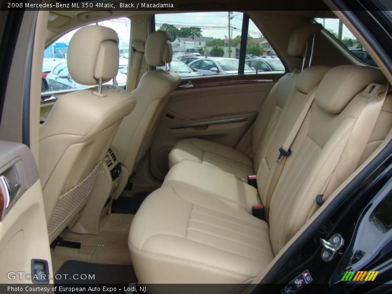 Black / Macadamia 2008 Mercedes-Benz ML 350 4Matic