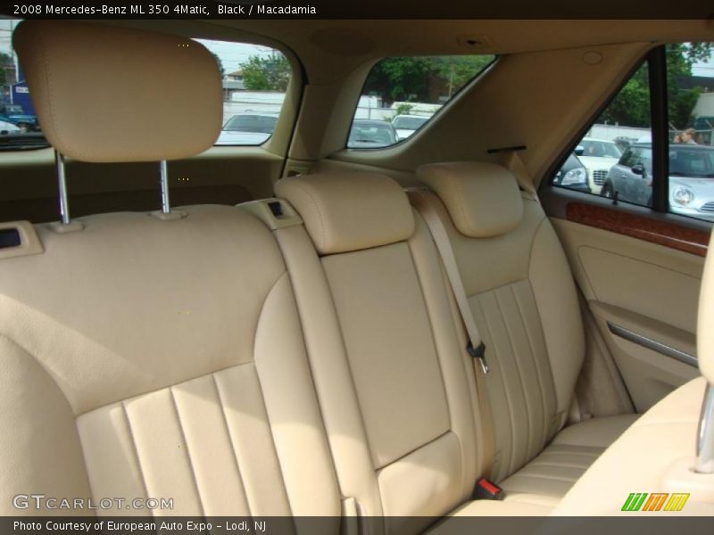 Black / Macadamia 2008 Mercedes-Benz ML 350 4Matic