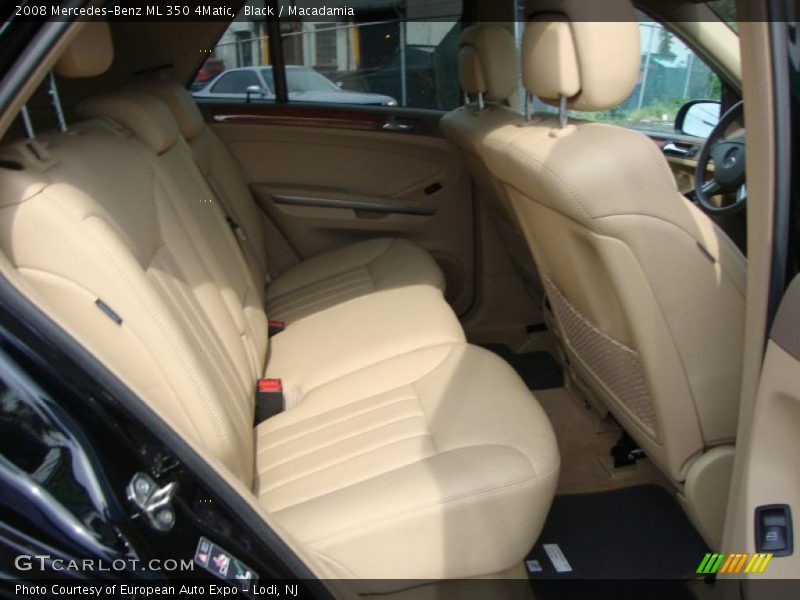 Black / Macadamia 2008 Mercedes-Benz ML 350 4Matic