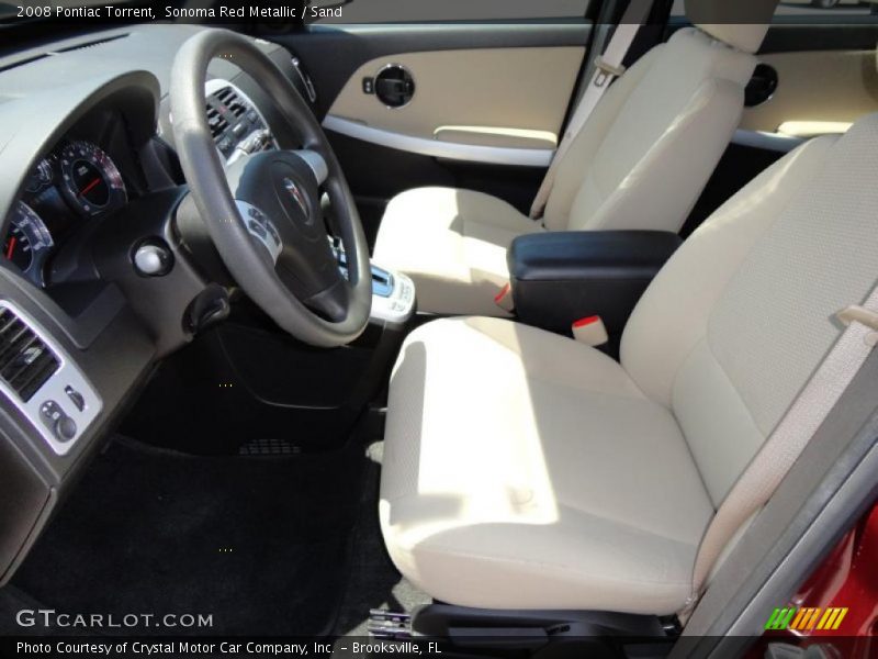 Sonoma Red Metallic / Sand 2008 Pontiac Torrent