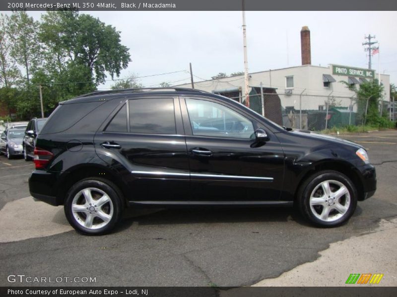 Black / Macadamia 2008 Mercedes-Benz ML 350 4Matic