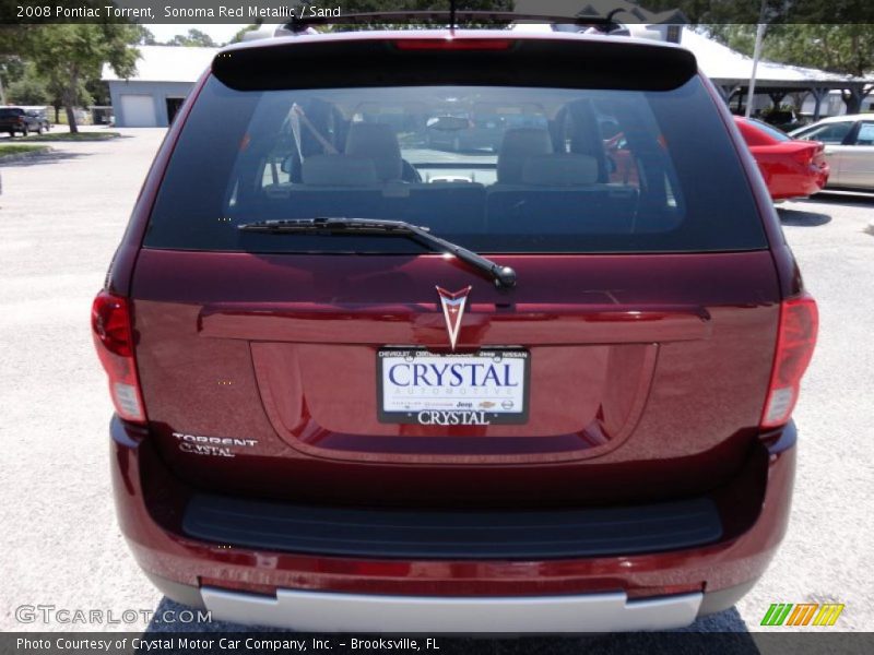Sonoma Red Metallic / Sand 2008 Pontiac Torrent