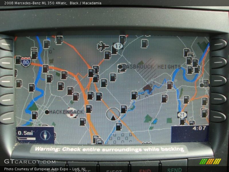 Black / Macadamia 2008 Mercedes-Benz ML 350 4Matic