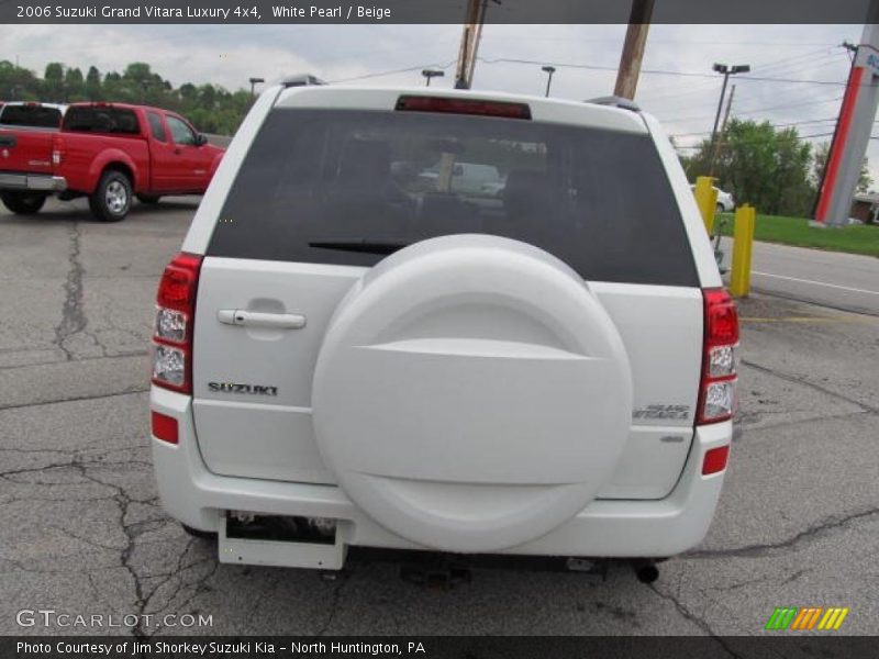 White Pearl / Beige 2006 Suzuki Grand Vitara Luxury 4x4