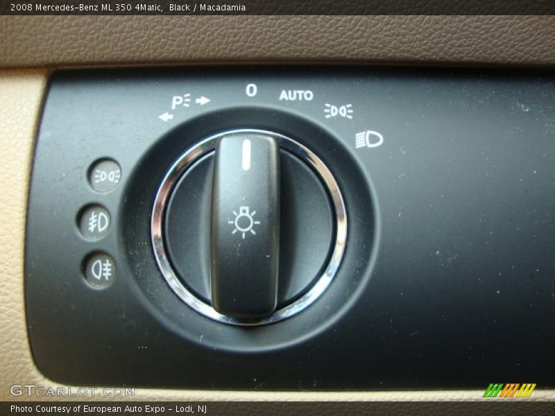 Black / Macadamia 2008 Mercedes-Benz ML 350 4Matic