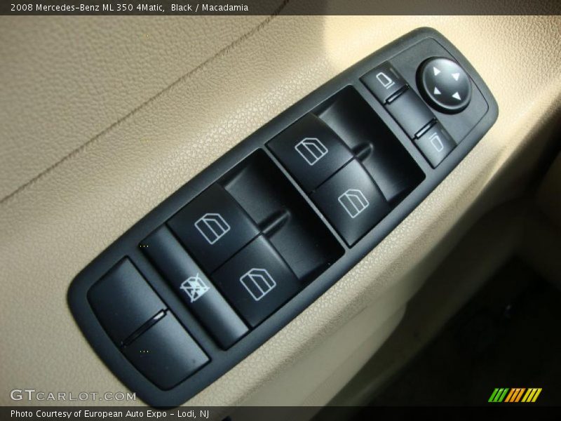 Black / Macadamia 2008 Mercedes-Benz ML 350 4Matic