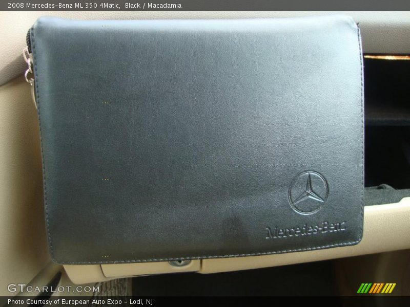 Black / Macadamia 2008 Mercedes-Benz ML 350 4Matic