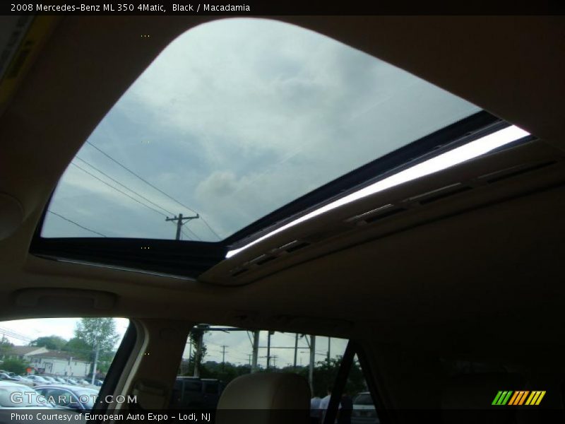 Black / Macadamia 2008 Mercedes-Benz ML 350 4Matic