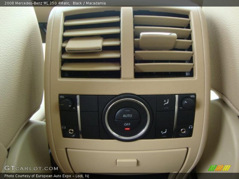 Black / Macadamia 2008 Mercedes-Benz ML 350 4Matic