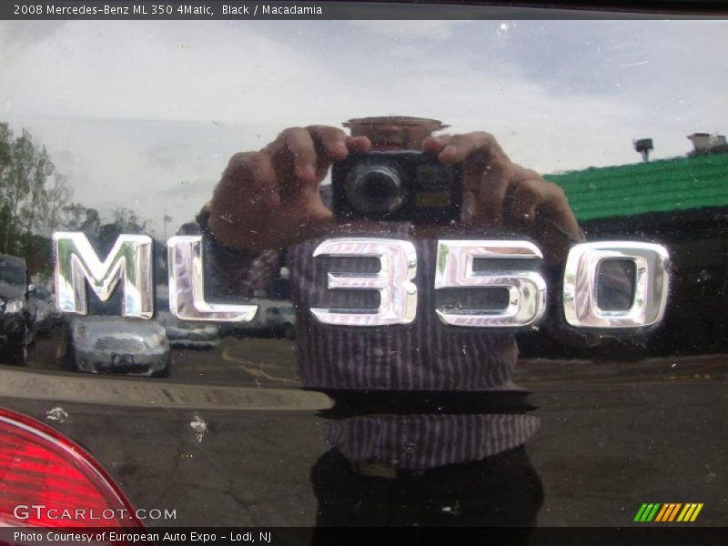 Black / Macadamia 2008 Mercedes-Benz ML 350 4Matic