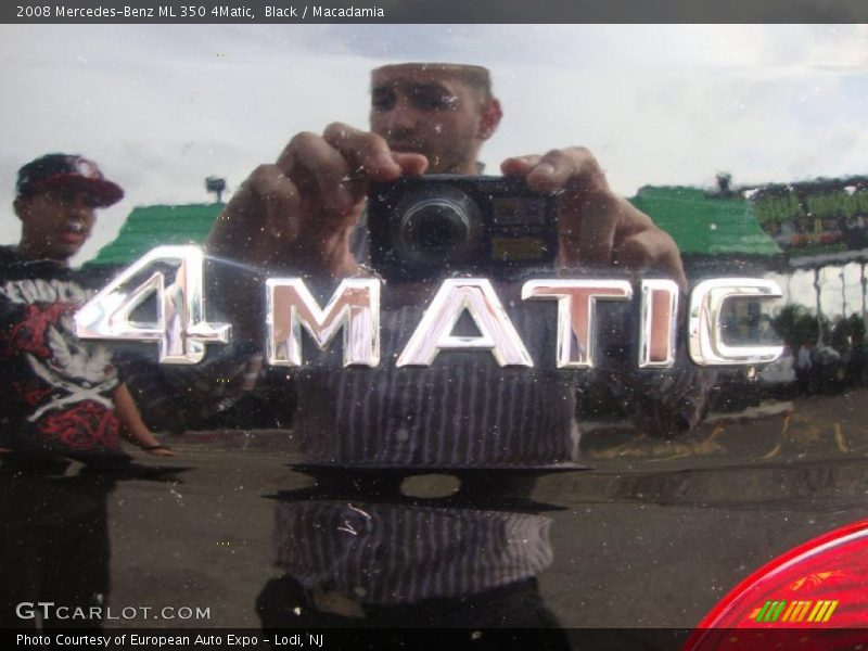 Black / Macadamia 2008 Mercedes-Benz ML 350 4Matic