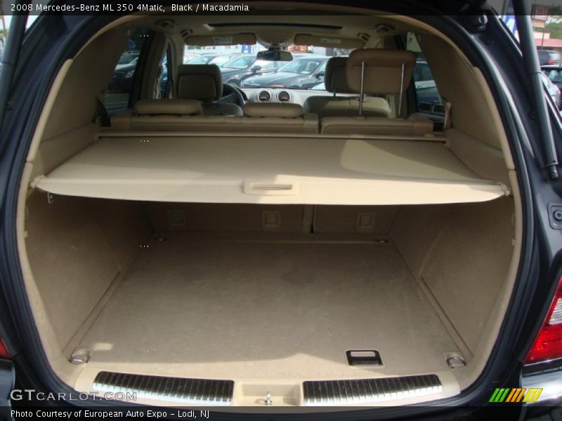 Black / Macadamia 2008 Mercedes-Benz ML 350 4Matic
