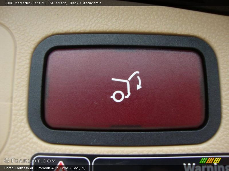 Black / Macadamia 2008 Mercedes-Benz ML 350 4Matic