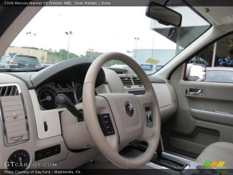 Silver Metallic / Stone 2008 Mercury Mariner V6 Premier 4WD