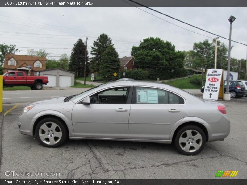 Silver Pearl Metallic / Gray 2007 Saturn Aura XE