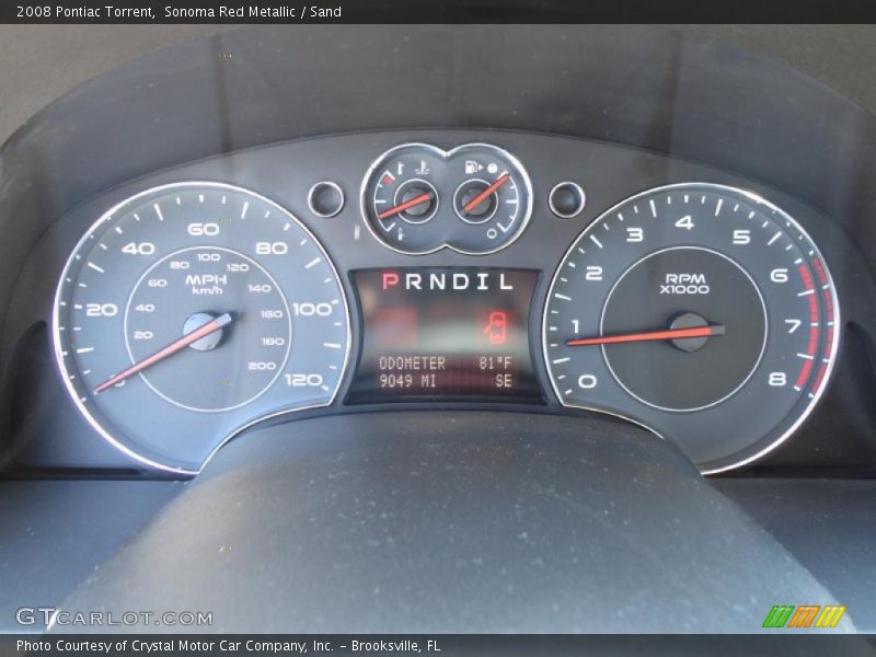 Sonoma Red Metallic / Sand 2008 Pontiac Torrent