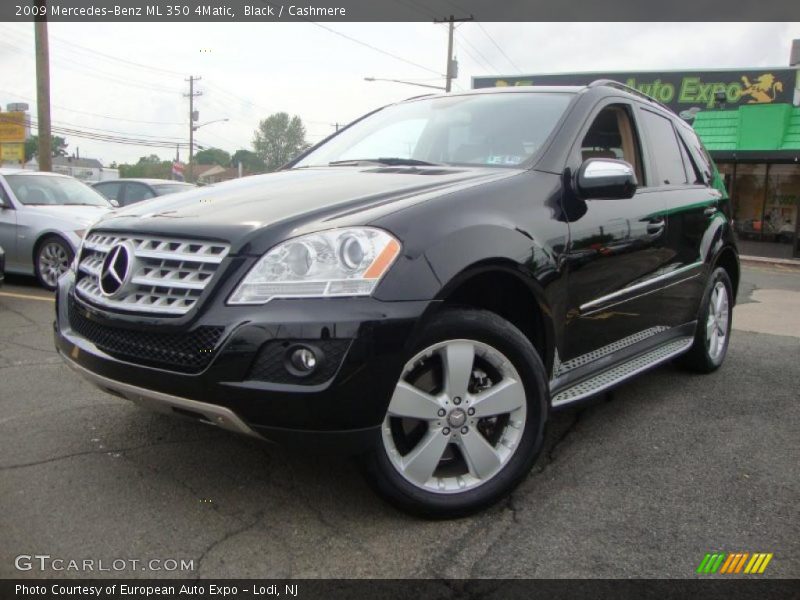 Black / Cashmere 2009 Mercedes-Benz ML 350 4Matic