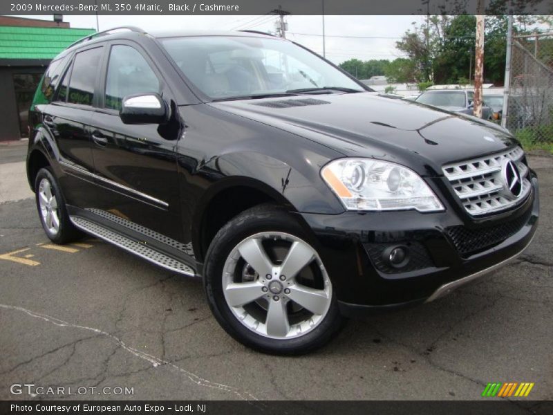Black / Cashmere 2009 Mercedes-Benz ML 350 4Matic