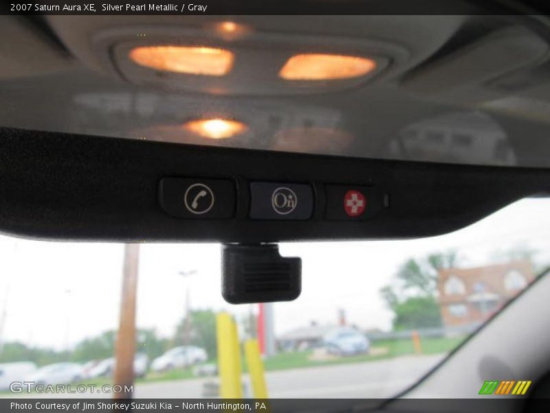 Silver Pearl Metallic / Gray 2007 Saturn Aura XE