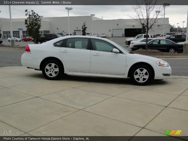 Summit White / Ebony 2010 Chevrolet Impala LS