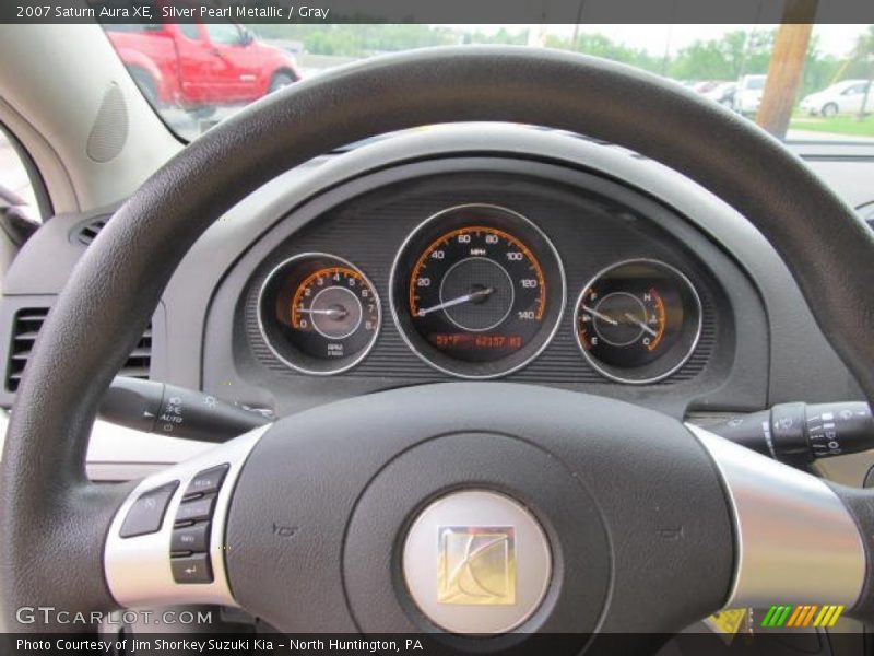Silver Pearl Metallic / Gray 2007 Saturn Aura XE