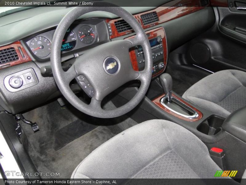 Summit White / Ebony 2010 Chevrolet Impala LS