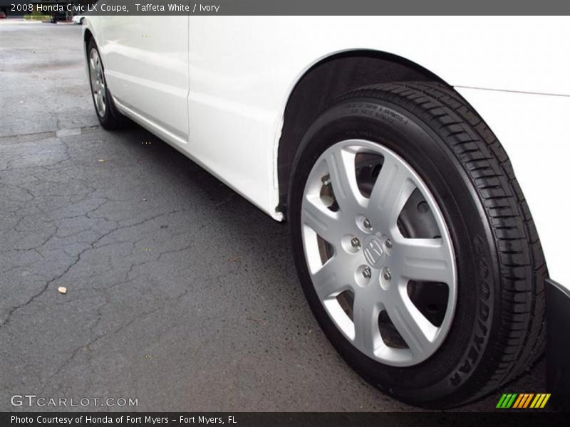 Taffeta White / Ivory 2008 Honda Civic LX Coupe