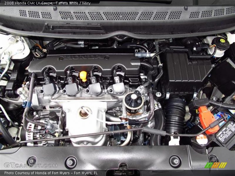 Taffeta White / Ivory 2008 Honda Civic LX Coupe