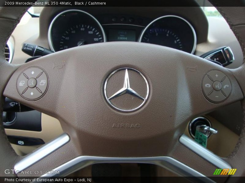 Black / Cashmere 2009 Mercedes-Benz ML 350 4Matic