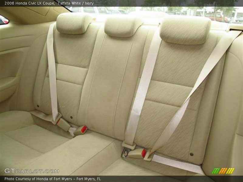 Taffeta White / Ivory 2008 Honda Civic LX Coupe