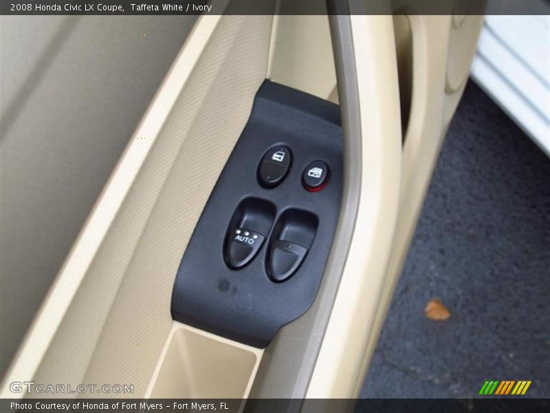 Taffeta White / Ivory 2008 Honda Civic LX Coupe