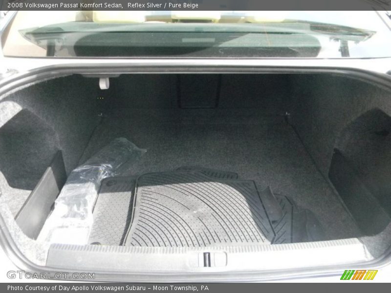 Reflex Silver / Pure Beige 2008 Volkswagen Passat Komfort Sedan