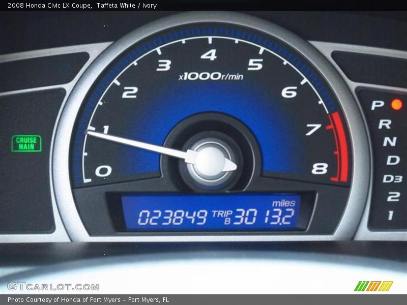 Taffeta White / Ivory 2008 Honda Civic LX Coupe