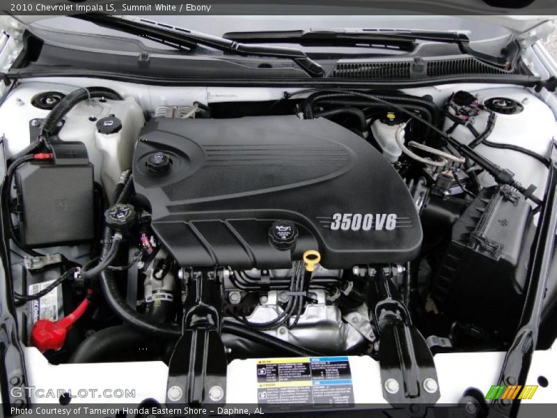 Summit White / Ebony 2010 Chevrolet Impala LS