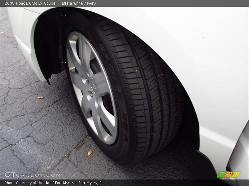 Taffeta White / Ivory 2008 Honda Civic LX Coupe