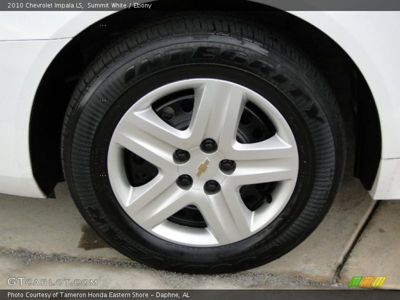Summit White / Ebony 2010 Chevrolet Impala LS