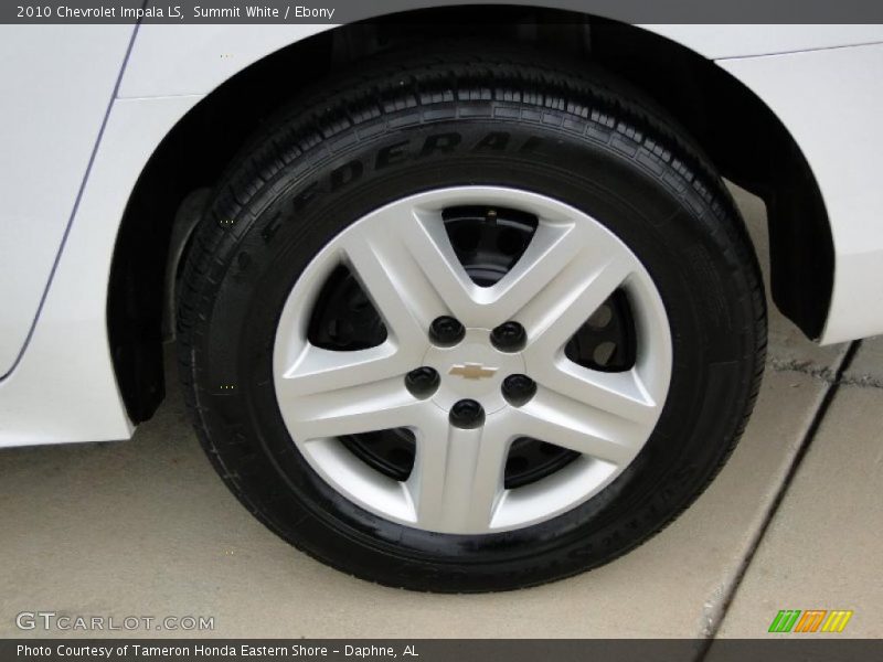 Summit White / Ebony 2010 Chevrolet Impala LS