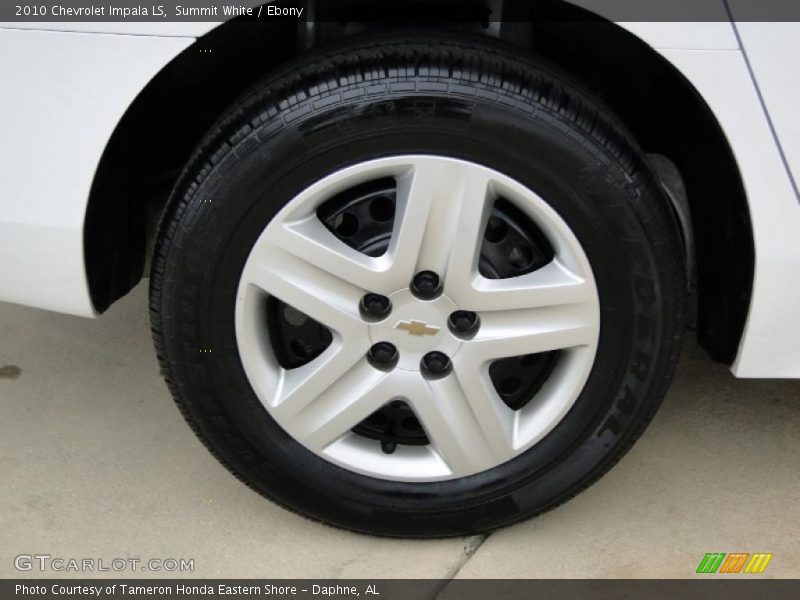 Summit White / Ebony 2010 Chevrolet Impala LS