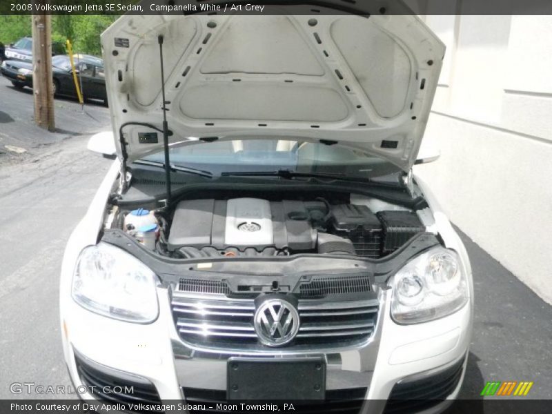 Campanella White / Art Grey 2008 Volkswagen Jetta SE Sedan