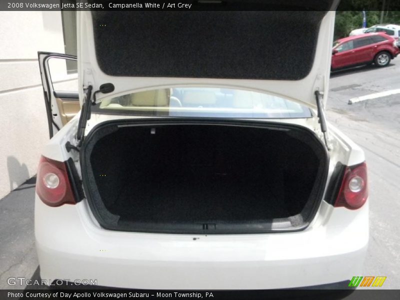 Campanella White / Art Grey 2008 Volkswagen Jetta SE Sedan