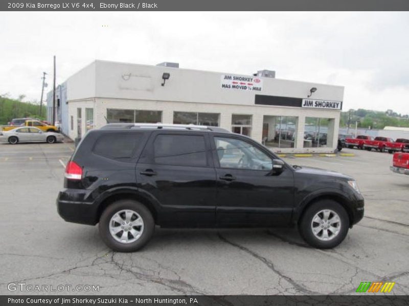 Ebony Black / Black 2009 Kia Borrego LX V6 4x4
