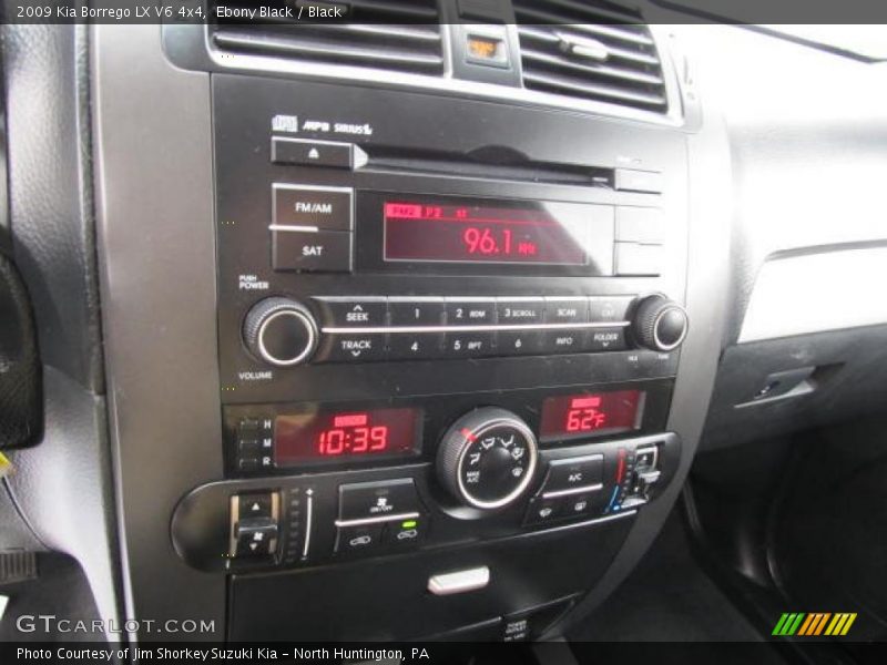 Ebony Black / Black 2009 Kia Borrego LX V6 4x4