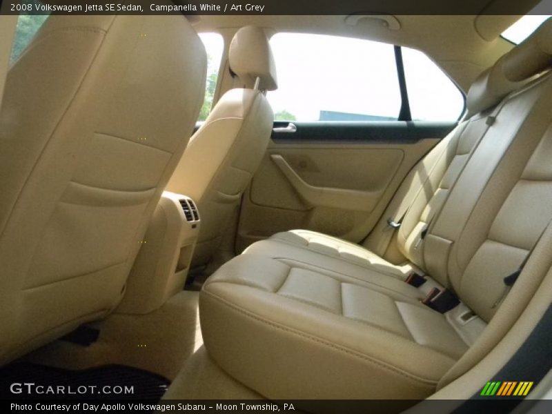 Campanella White / Art Grey 2008 Volkswagen Jetta SE Sedan