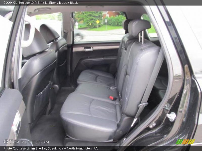 Ebony Black / Black 2009 Kia Borrego LX V6 4x4