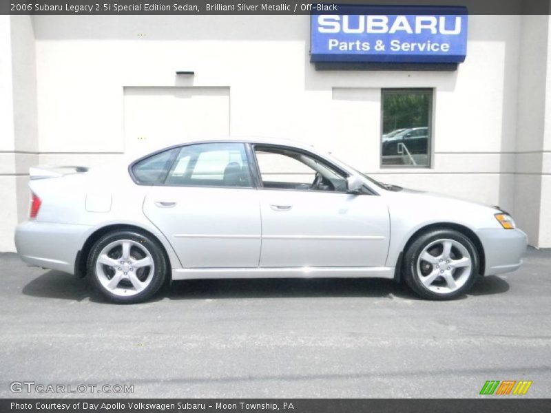 Brilliant Silver Metallic / Off-Black 2006 Subaru Legacy 2.5i Special Edition Sedan
