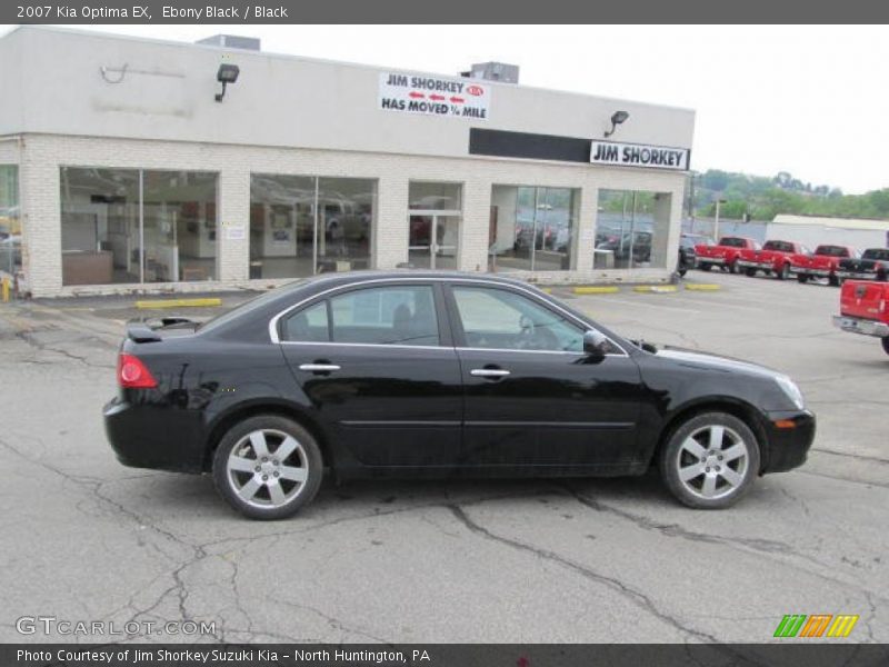 Ebony Black / Black 2007 Kia Optima EX