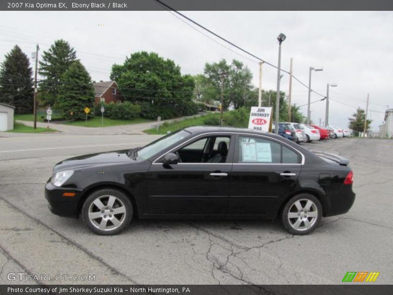 Ebony Black / Black 2007 Kia Optima EX