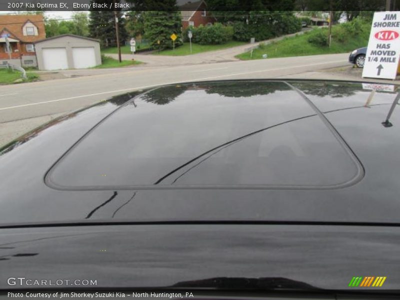 Ebony Black / Black 2007 Kia Optima EX